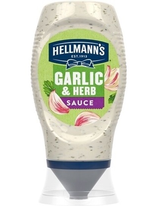 Picture of HELLMANNS GARLIC&HERB SAUCE 260ML X 8