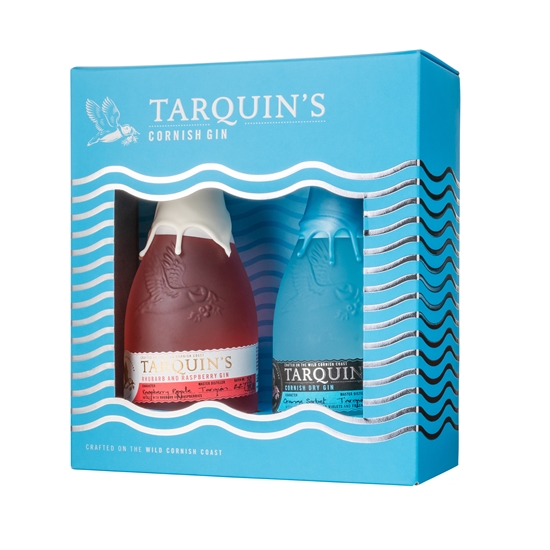 Picture of TARQUINS GIFT CORNISH & RHUBARB/RASP x 35cl x 3