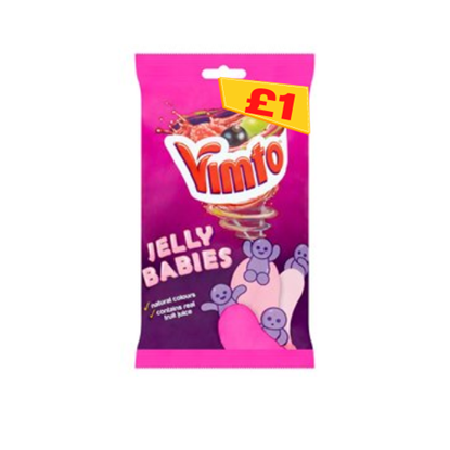 Picture of PM £1 VIMTO JELLY BABIES 140G X 12