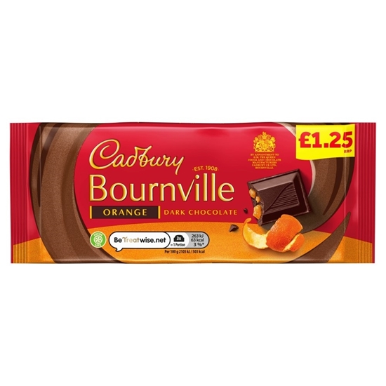 Picture of PM £1.25 BOURNVILLE ORANGE 100G X 18