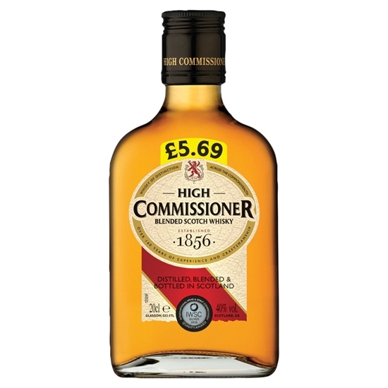 Picture of PM £6.79 HIGH COMMISIONER WHISKY 20CL X 6