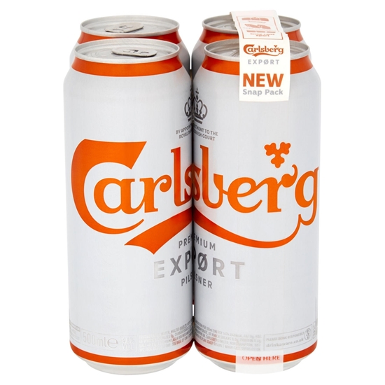 Picture of CARLSBERG *EXPORT * 500ML 4PK X 6   