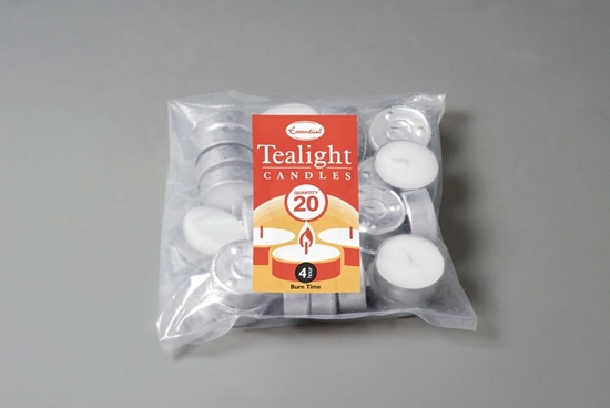 Picture of TEALIGHT CANDLES 4 HOUR 20PK x 24