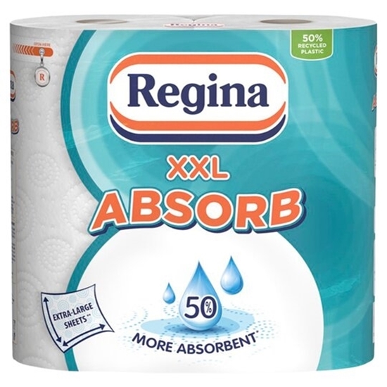 Picture of REGINA XXL KITCHEN TOWEL 2PLY TWIN PACK x 4