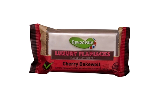 Picture of DEVONVALE CHERRY BAKEWELL FLAPJACK 95g x 24