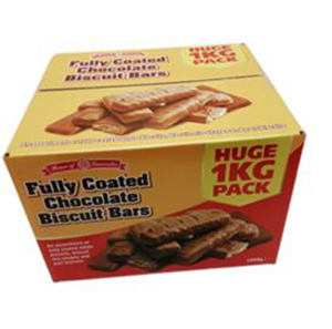 Picture of FULLY COATED BROKEN CHOC BISCUIT BARS 1KGX8 