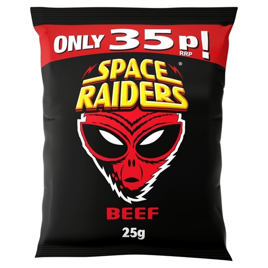 Picture of PM 50P SPACE RAIDERS BEEF 30g X 36