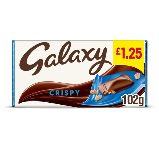 Picture of PM £1.25 GALAXY CRISPY 102G X 24