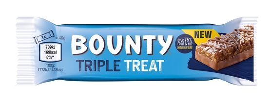 Picture of BOUNTY TRIPLE TREAT 40g x 18