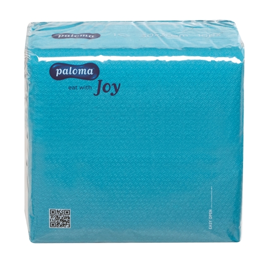 Picture of NAPKINS DARK TURQUOISE (BLUE) I PLY 30cm x100's