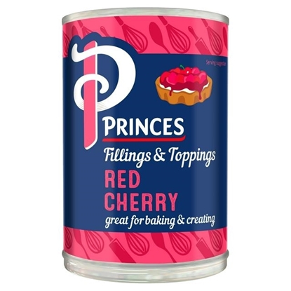 Picture of PRINCES RED CHERRY FRUIT FILLING 410G X 6