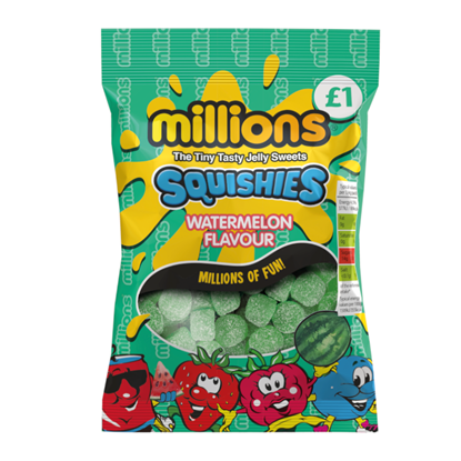 Picture of PM £1 MILLIONS SQUISHES WATERMELONS 120g x 12