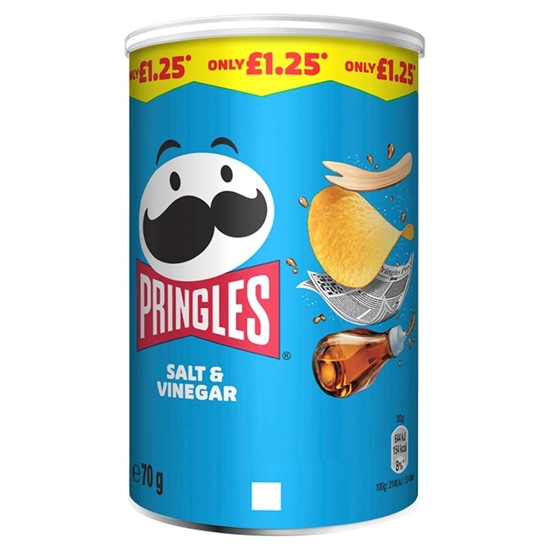 Picture of PM £1.25 PRINGLES SALT & VINEGAR 70G X 12