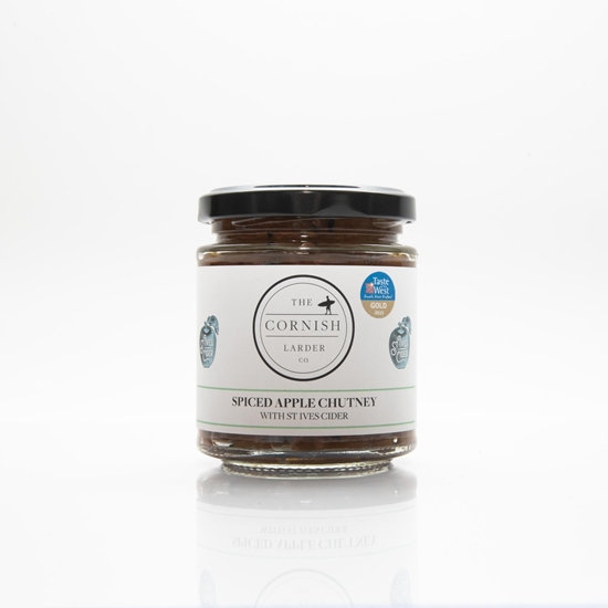 Picture of CORNISH LARDER SPICED APPLE & CIDER CHUTNEY 210gX6