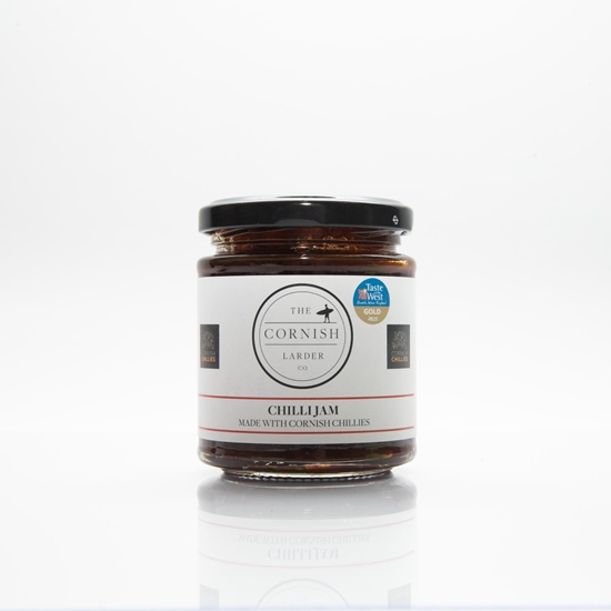 Picture of CORNISH LARDER CHILLI JAM 227g x 6