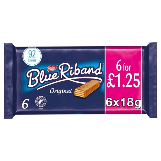 Picture of PM £1.25 NESTLE BLUE RIBAND 18G 6PK X 14