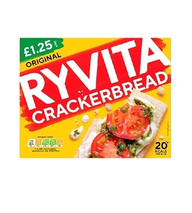 Picture of PM £1.25 RYVITA CRACKERBREAD 125g x 8