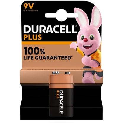 Picture of DURACELL  PLUS * 9V * 1PACK X 10