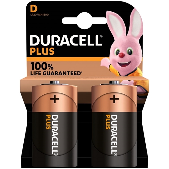 Picture of DURACELL PLUS  * D * 2PACK X 10