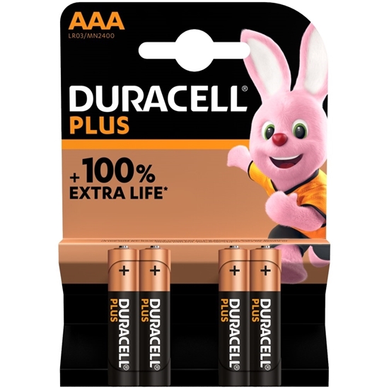 Picture of DURACELL PLUS * AAA * 4 PACK x 10