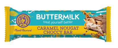 Picture of BUTTERMILK VEGAN CARAMEL NOUGAT SNACK BAR 50g x 24