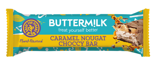 Picture of BUTTERMILK VEGAN CARAMEL NOUGAT SNACK BAR 50g x 24