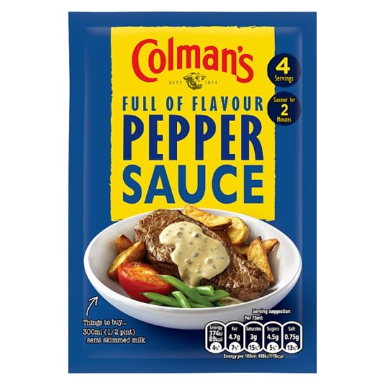 Picture of COLMANS PEPPER SAUCE 40G X 10