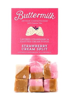 Picture of BUTTERMILK STRAWBERRY FUDGE 175g x 16