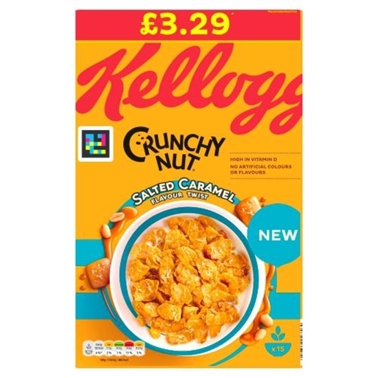 Picture of PM £3.29 KELLOGGS CRUNCHY NUT SALTED CARAME 460Gx6