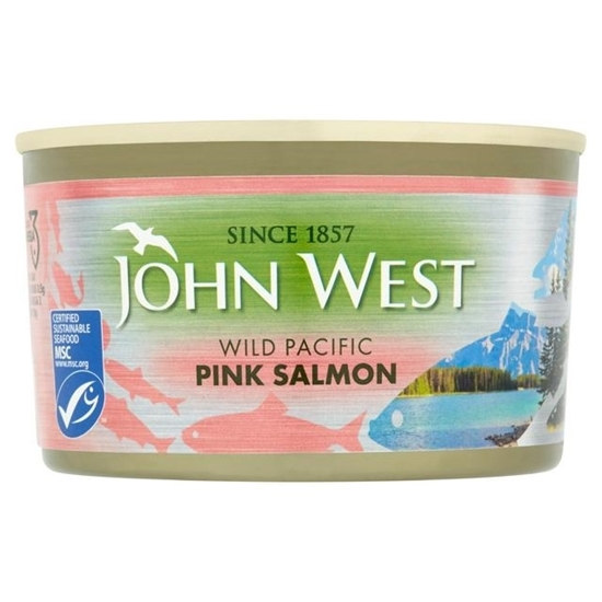 Picture of JOHN WEST PINK SALMON 213g x 12