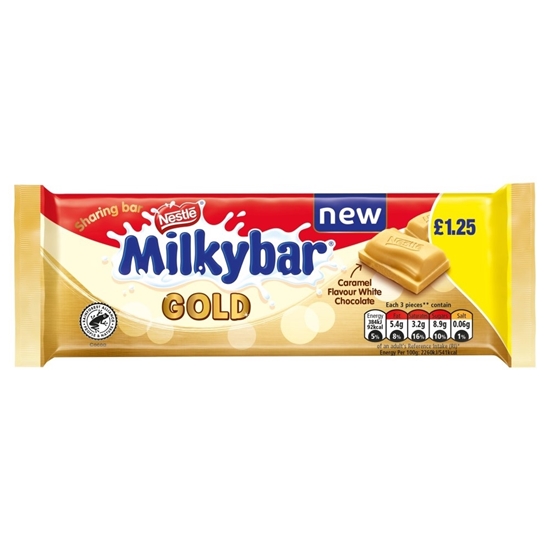 Picture of PM £1.25 MILKYBAR GOLD BLOCK 85g x 14