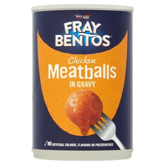 Picture of FRAY BENTOS CHICKEN MEATBALLS IN GRAVY 380G X 12