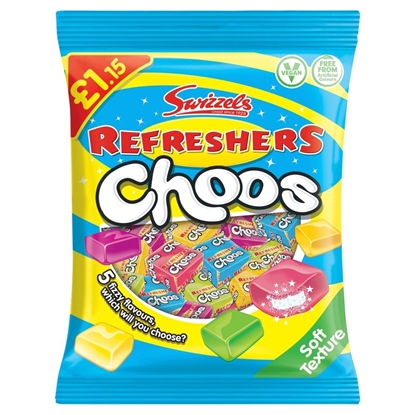 Picture of PM £1.15 SWIZZELS CHOOS REFRESHERS 115g x 12