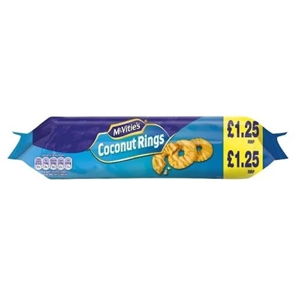 Picture of PM £1.25 MCVITIES COCONUT RINGS 300G X 12