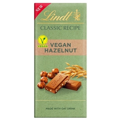 Picture of LINDT CLASSIC VEGAN HAZELNUT 100g x 20