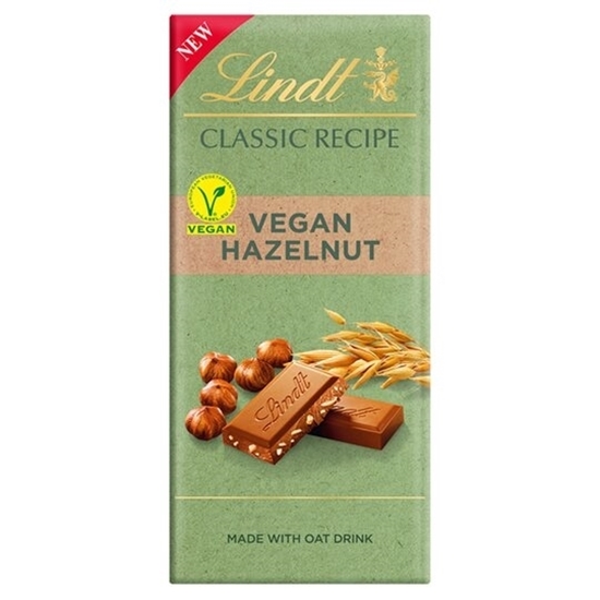 Picture of LINDT CLASSIC VEGAN HAZELNUT 100g x 20