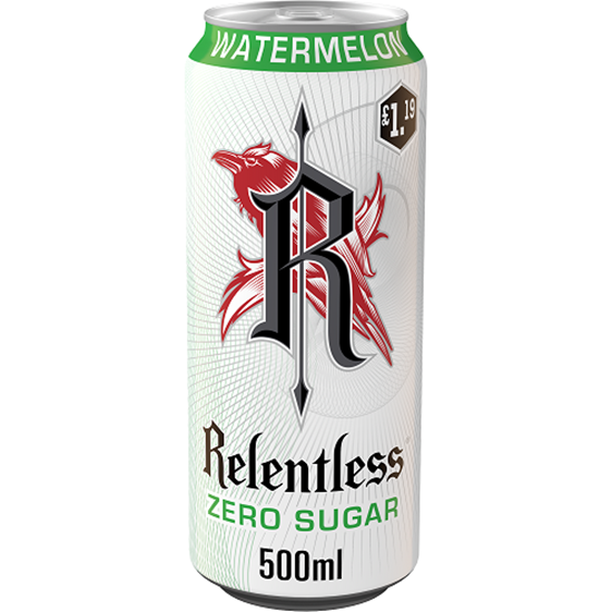 Picture of PM £1.19 RELENTLESS WATERMELON ZERO 500ML X 12