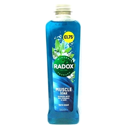 Picture of PM £1.75 RADOX BATH MUSCLE SOAK 500ML X 6