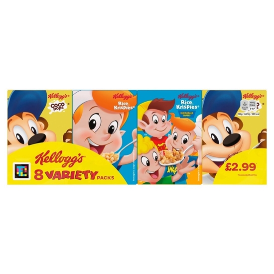 Picture of PM £2.99 KELLOGGS VARIETY PACK 196G x 6