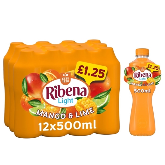 Picture of PM £1.25 RIBENA MANGO & LIME 500MLx12