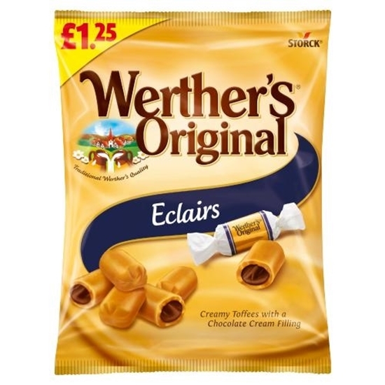 Picture of PM £1.25 WERTHERS ECLAIRS 100G X 12