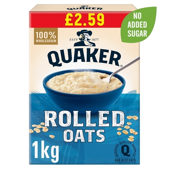 Picture of PM £2.59 QUAKERS OATS 1kg x 6