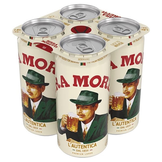 Picture of BIRRA MORETTI 440ML 4PK X 6