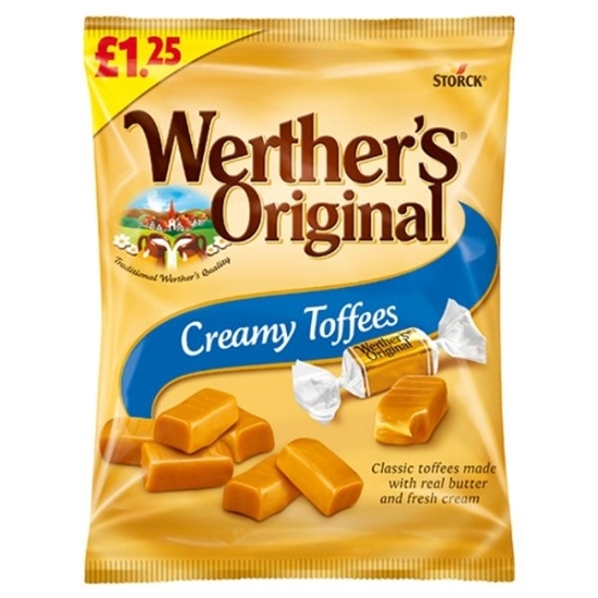 Picture of PM £1.25 WERTHERS CREAMY *TOFFEE* 110g x 12