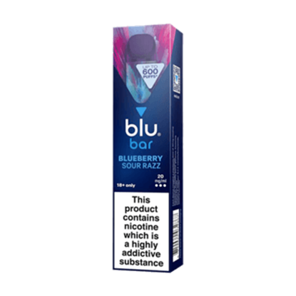 Picture of BLU BAR BLUEBERRY SOUR RAZZ  20mg x 10  SP PRICE