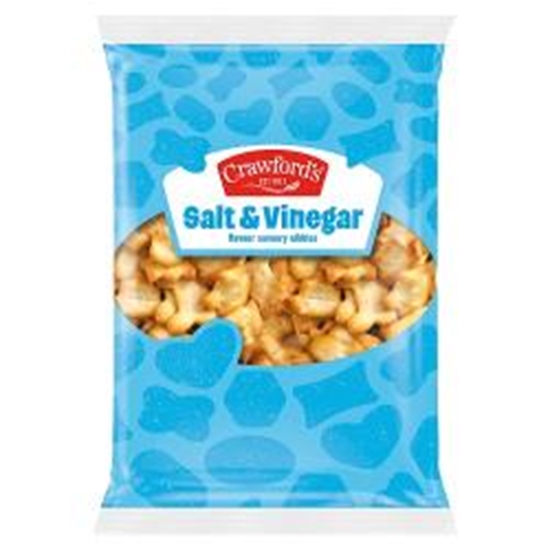 Picture of CRAWFORDS SAVOURIES SALT & VINEGAR 200g x 8