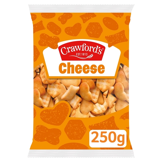 Picture of CRAWFORDS CHEESE NIBBLES 250g x 10   