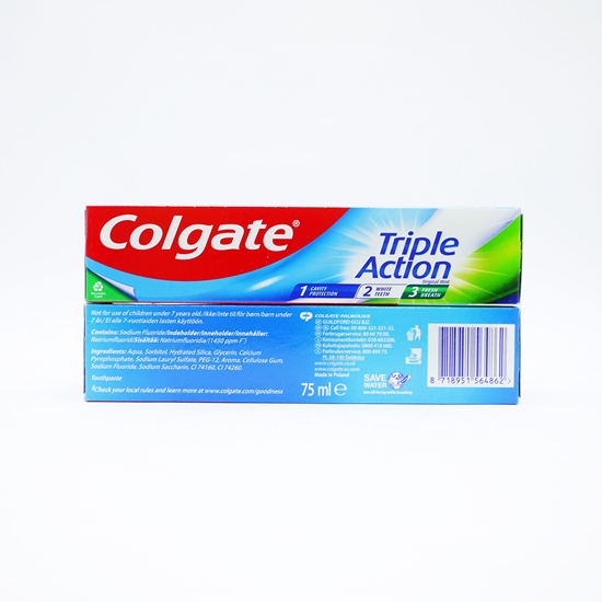 Picture of COLGATE TRIPLE ACTION TOOTHPASTE 75ML X 12