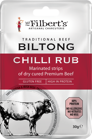 Picture of FILBERTS CHILLI RUB BILTONG 30g x 20