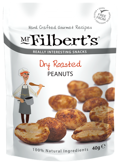 Picture of FILBERTS DRY ROAST PEANUTS 40g x20